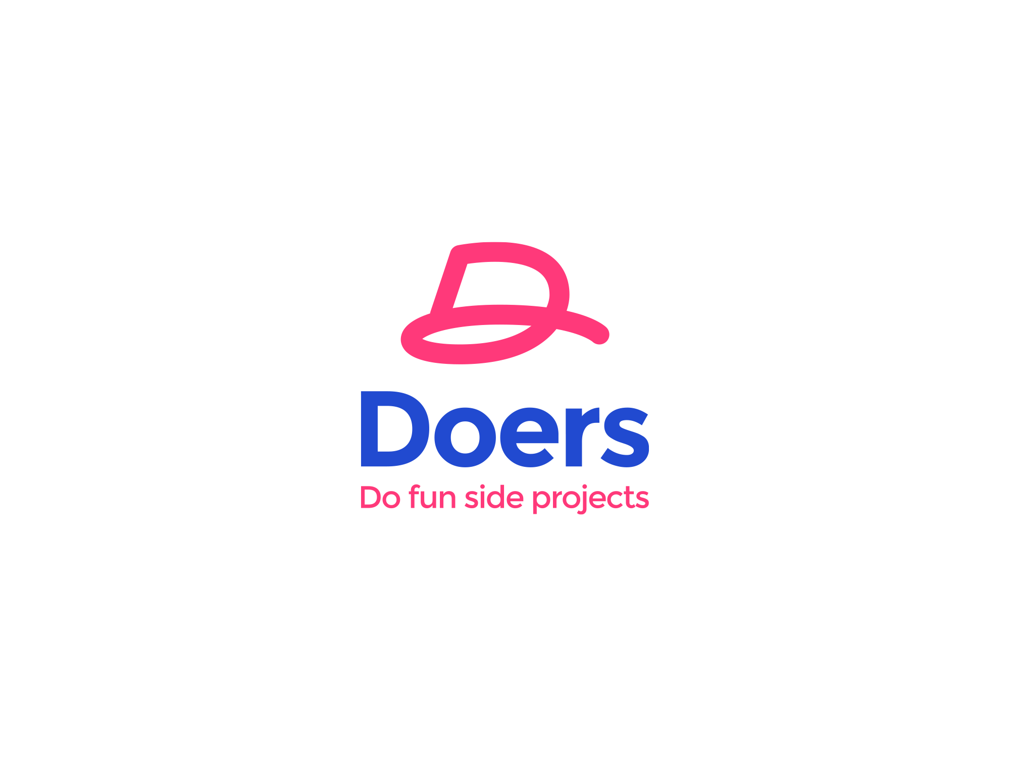 Logo created for Doers startup company - Do fun side projects